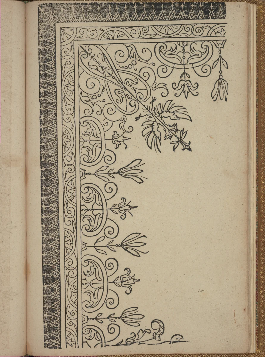 New Modelbüch (Page 27v) by Andreas Bretschneider, book, 1615