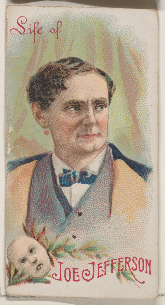 Life of Joseph Jefferson, from the Histories of Poor Boys and Famous People series of booklets (N79) for Duke brand cigarettes by W. Duke, Sons & Co., print, 1888