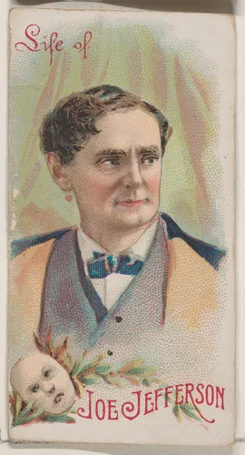 Life of Joseph Jefferson, from the Histories of Poor Boys and Famous People series of booklets (N79) for Duke brand cigarettes by W. Duke, Sons & Co., print, 1888
