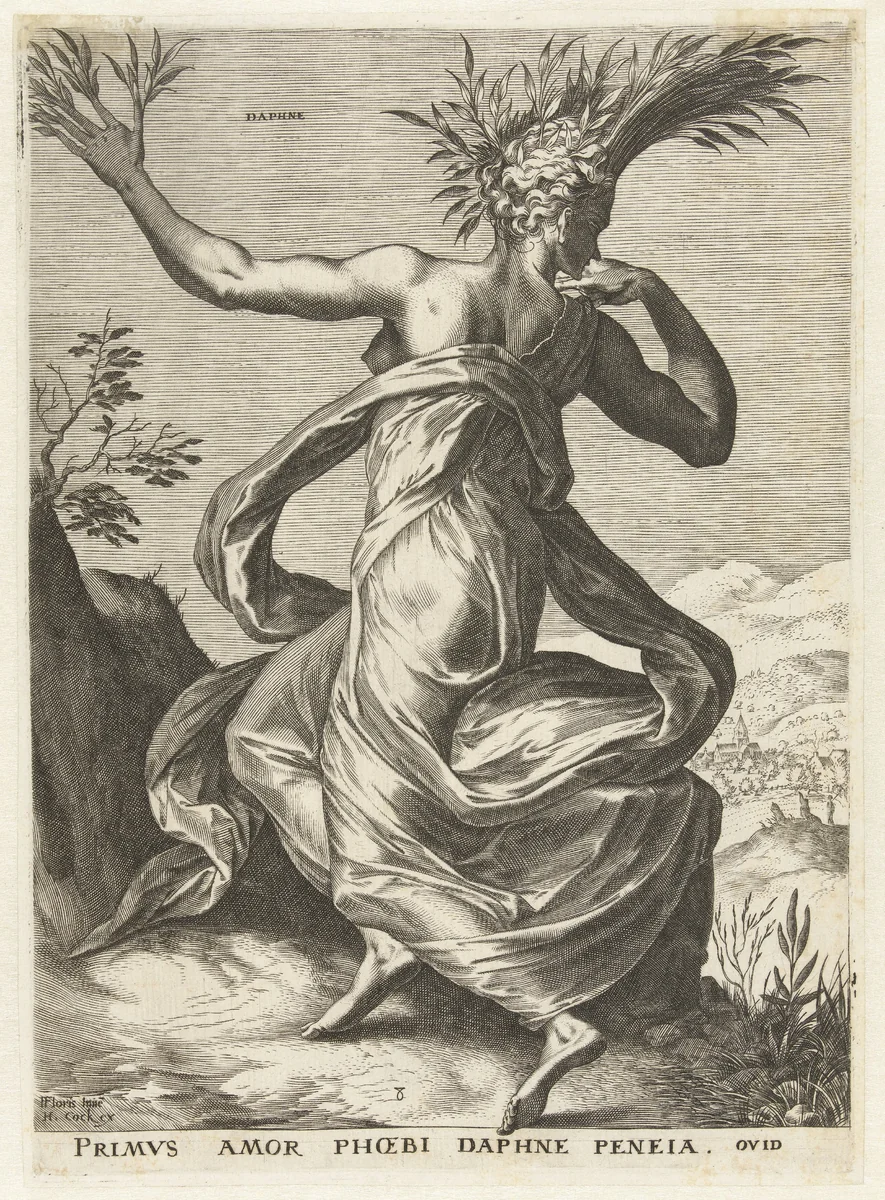 Daphne by Cornelis Cort, print, 1564