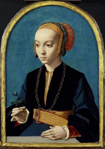 Portrait of Elisabeth Bellinghausen (c.1520- after 1570) by Bartholomäus Bruyn, painting, 1538-1539