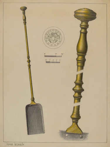 Fire Shovel by Hans Korsch, index of american design, 1937