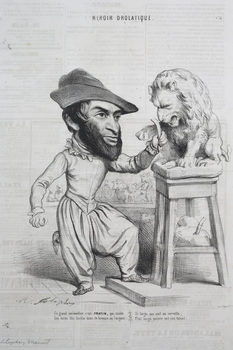 Miroir Drolatique: No. 6 by Marie Alexandre Alophe, print, 1837-1847