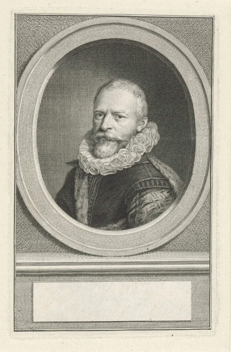 Portret van Rombout Hogerbeets by Jacob Houbraken, print, 1747-1759