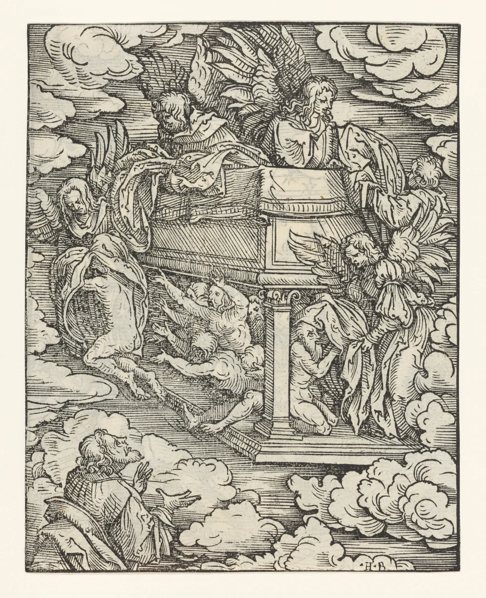 The Clothing of the Elect, plate 4 from The Apocalypse by Hans Burgkmair, print, 1523-1524