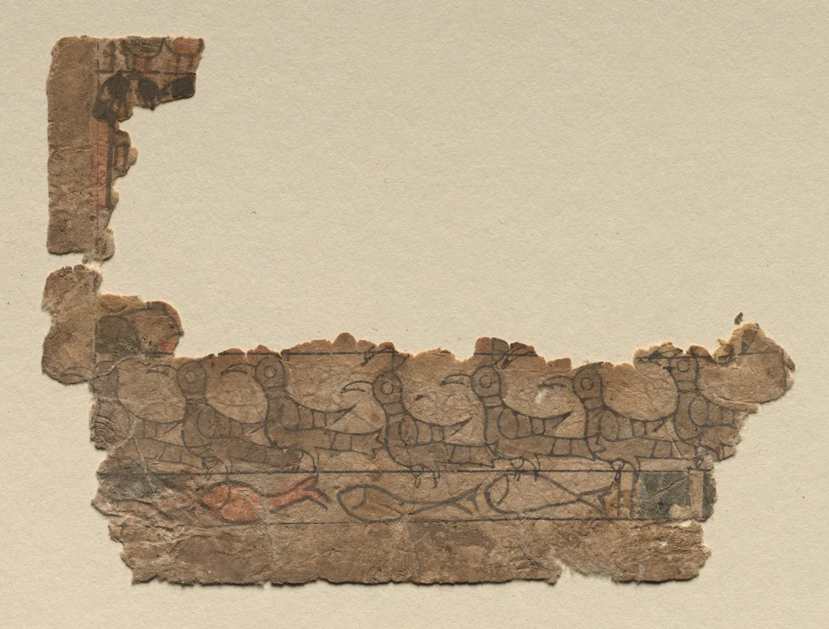 Cartoon for Textile Design by Unknown, drawing, 900-999