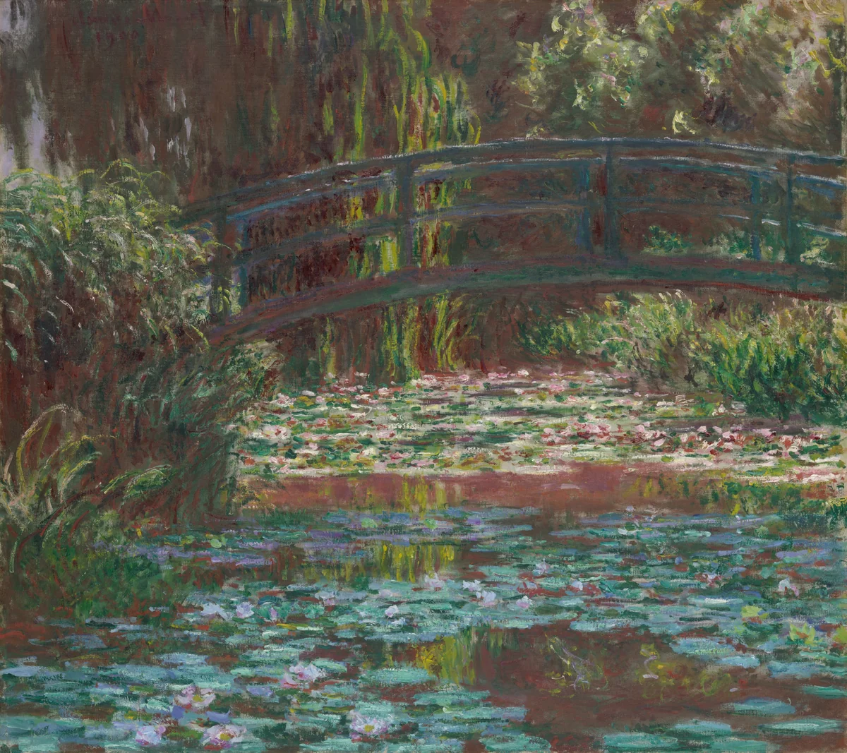Water Lily Pond by Claude Monet, painting, 1900