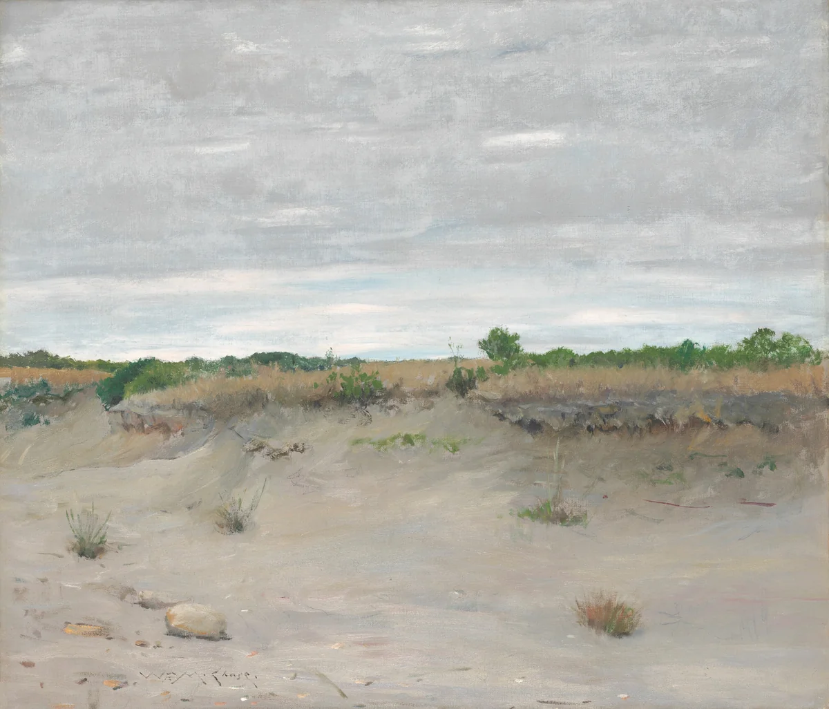 Wind-Swept Sands by William Merritt Chase, painting, 1894