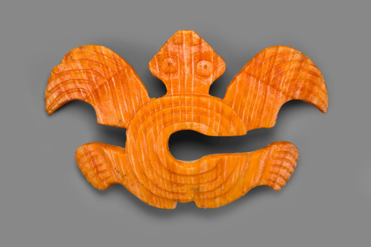 Nose Ornament in the Form of a Turtle with C-shaped Body by Coclé Venado Beach, metalwork, 750-1250