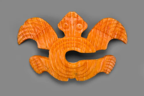 Nose Ornament in the Form of a Turtle with C-shaped Body by Coclé Venado Beach, metalwork, 750-1250