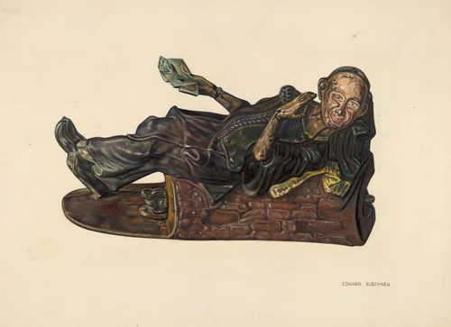 Trick Bank by Edward W. Buechner, index of american design, 1939