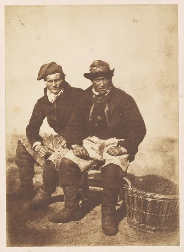 David Young and Unknown Man, Newhaven by Hill and Adamson, photograph, 1845