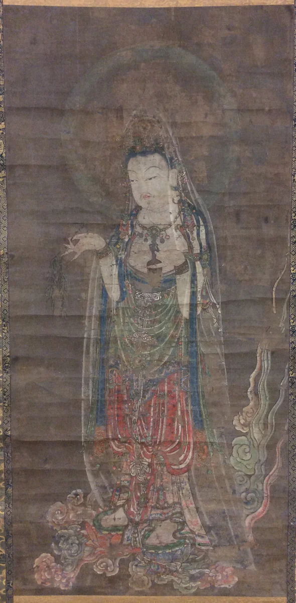 The Bodhisattva Willow Kannon (Avalokiteshvara) by Wu Daozi, painting, 1871-1899