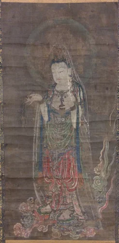 The Bodhisattva Willow Kannon (Avalokiteshvara) by Wu Daozi, painting, 1871-1899
