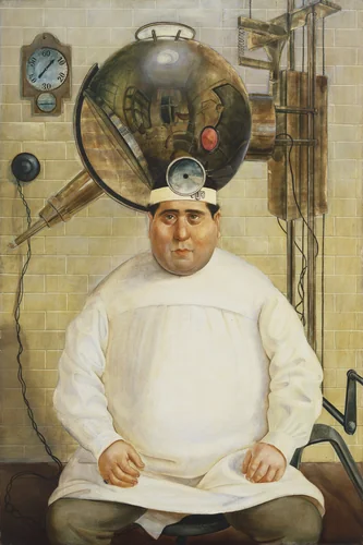 Dr. Mayer-Hermann by Otto Dix, painting, 1926