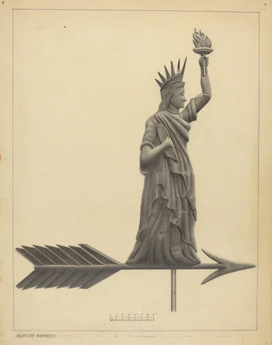 Weather Vane by Salvatore Borrazzo, index of american design, 1937