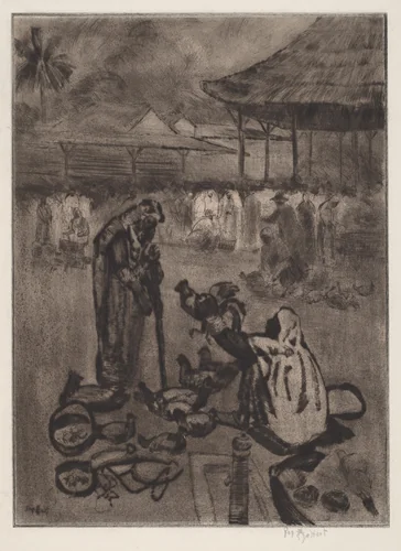 Chicken Vendor, Trinidad by George Hart, print, 1923