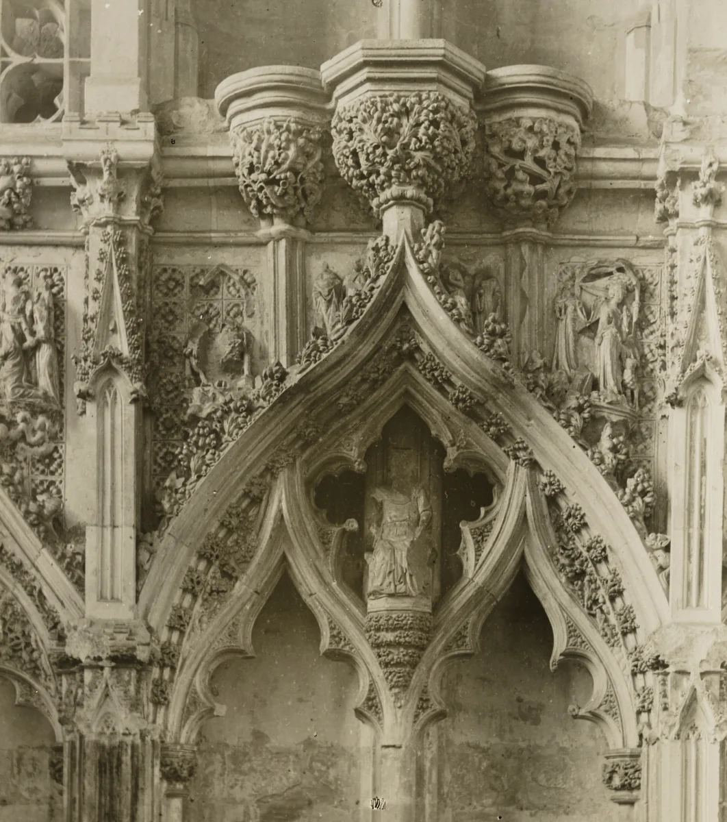 Ely Cathedral: Lady Chapel, Details by Frederick Evans, photograph, 1886-1896