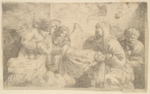 La Nativité de Jésus-Christ (The Nativity of Christ) by Jean Jacques Lagrenée, print, 1762-1780