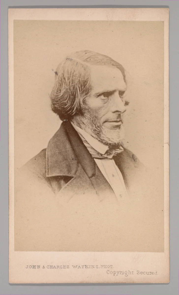 [John Gibson] by John and Charles Watkins, photograph, 1860-1869