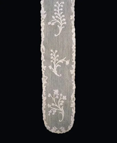 Pair of Lappets (Joined) by France Valenciennes, other, 1775-1785