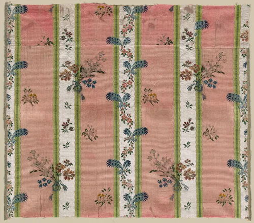 Fragment (Dress Fabric) by France, textile, 1701-1800