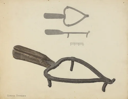 Flat Iron Holder by Gordon Sanborn, index of american design, 1938