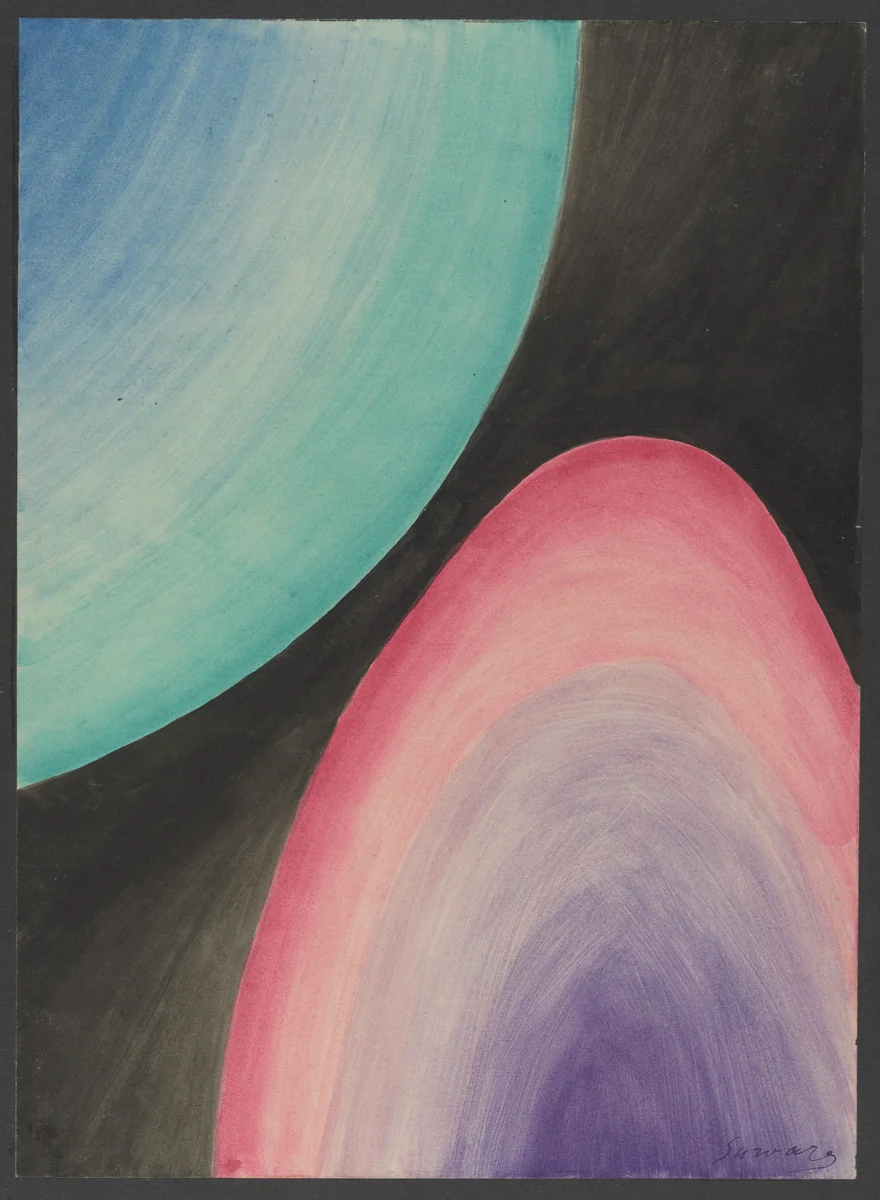 Colored Rhythm: Study for the Film by Léopold Survage, drawing, 1913