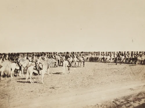 Untitled from the portfolio Souvenirs du Camp de Chalons by Gustave Le Gray, photograph, 1857