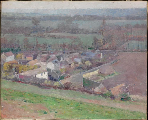 A Bird's-Eye View by Theodore Robinson, artwork, 1889