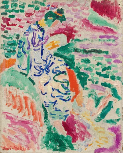 La Japonaise: Woman beside the Water by Henri Matisse, painting, 1905
