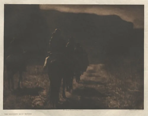 Portfolio I, Plate 1: The Vanishing Race-Navajo by Edward Curtis, other, 1904