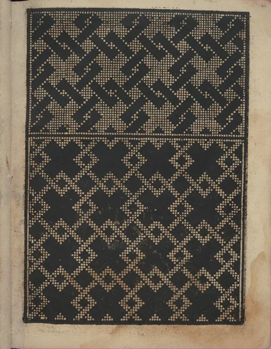 Libbretto nouellamete composto per maestro Domenico da Sera...lauorare di ogni sorte di punti, page 21 (recto) by Domenico da Sera, book, 1532