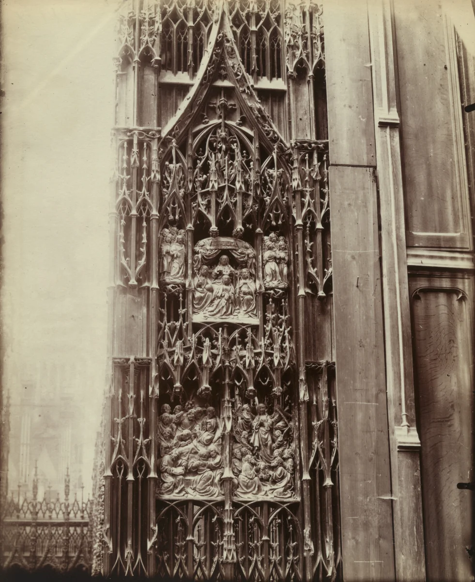 Amiens (stalles) by Eugène Atget, photograph, 1900