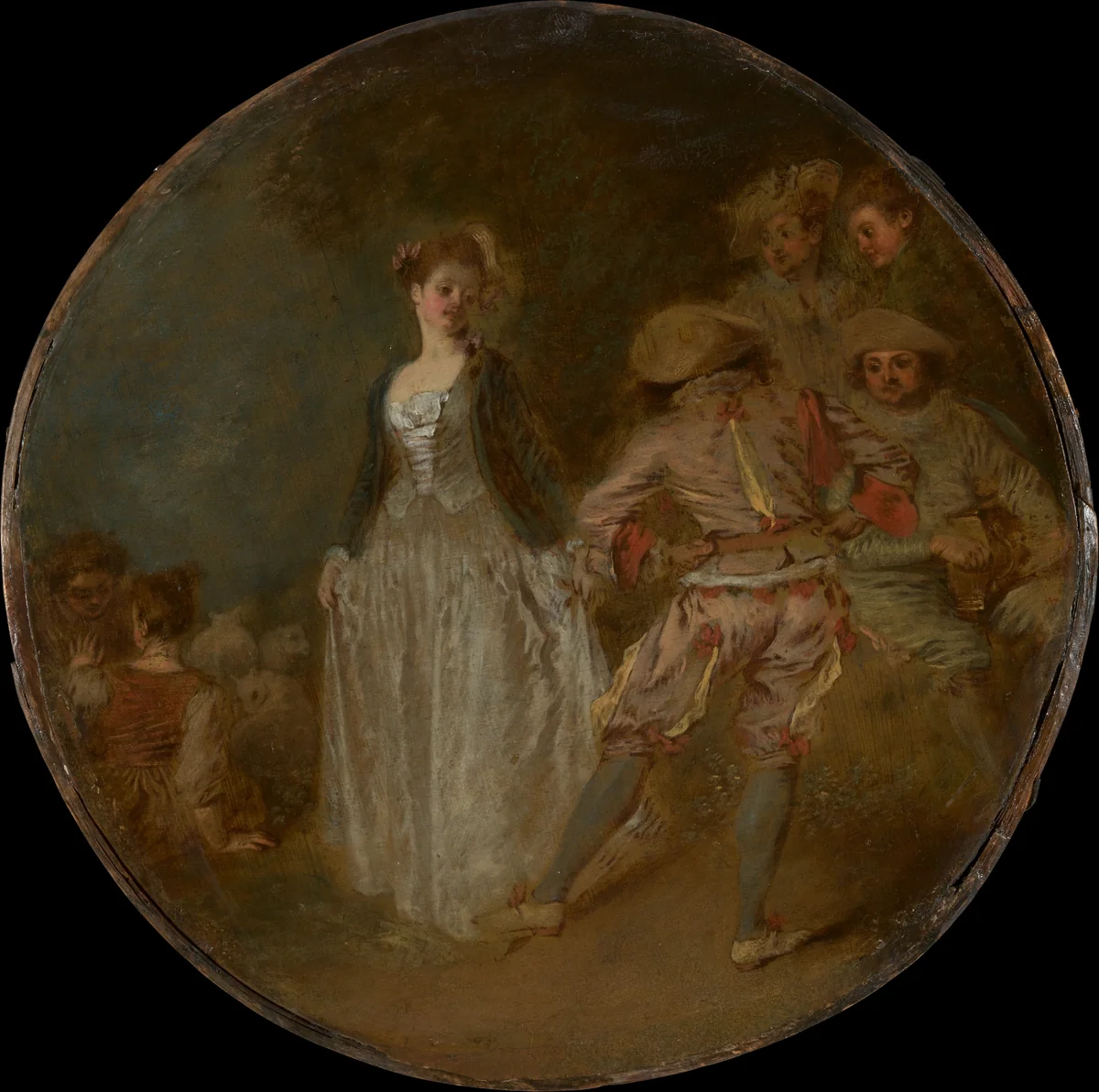 The Country Dance by Antoine Watteau, painting, 1704-1721