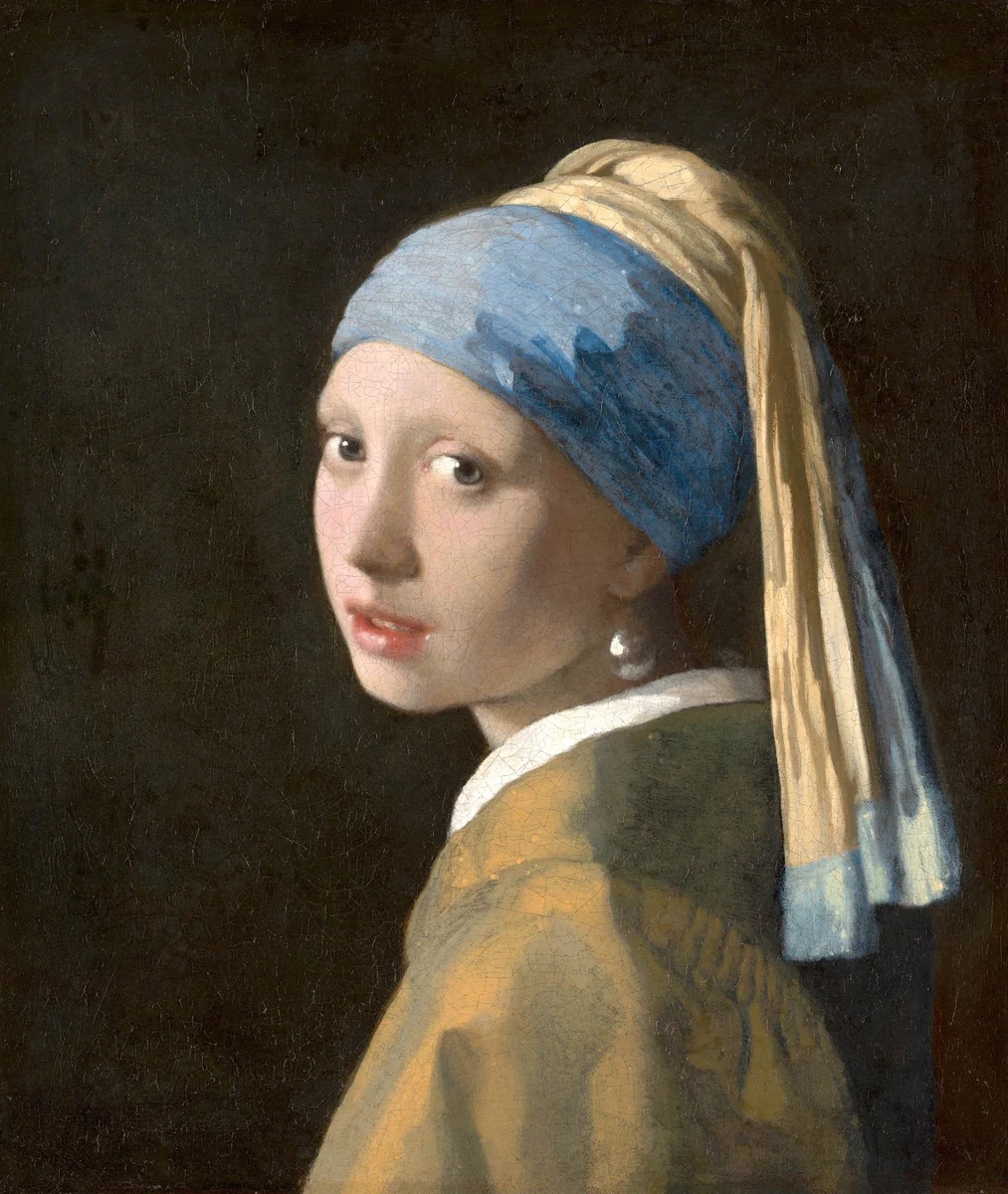 Girl with a Pearl Earring by Johannes Vermeer, painting, 1665