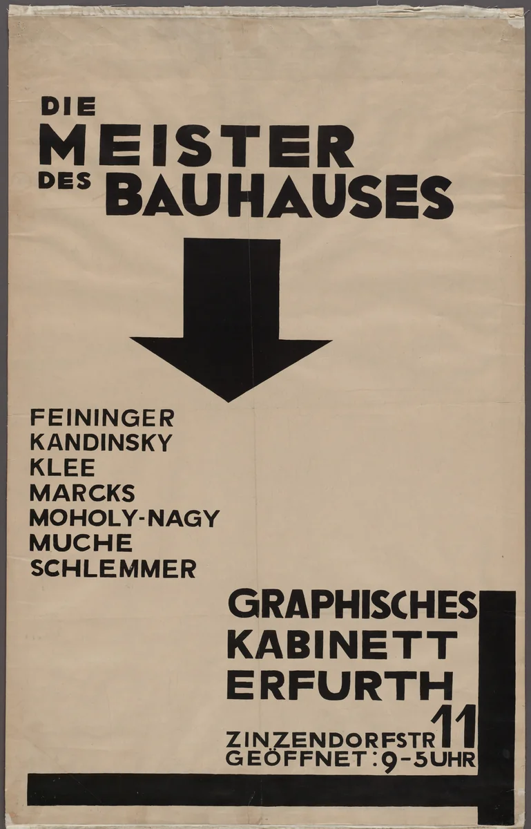 Die Meister des Bauhauses by Unknown Artist, design, 1920