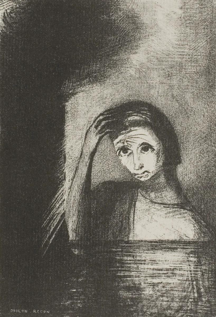 Frontispiece from Emile Verhaeren's Les Debacles by Odilon Redon, print, 1889