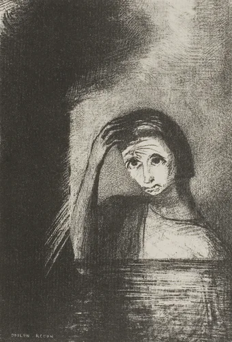Frontispiece from Emile Verhaeren's Les Debacles by Odilon Redon, print, 1889