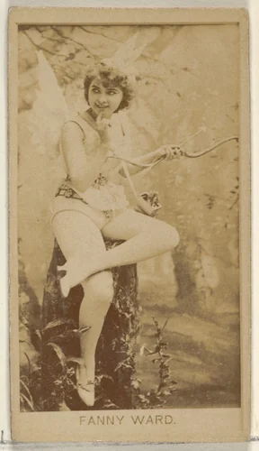 Fanny Ward, from the Actors and Actresses series (N45, Type 8) for Virginia Brights Cigarettes by Allen & Ginter, photograph, 1885-1891