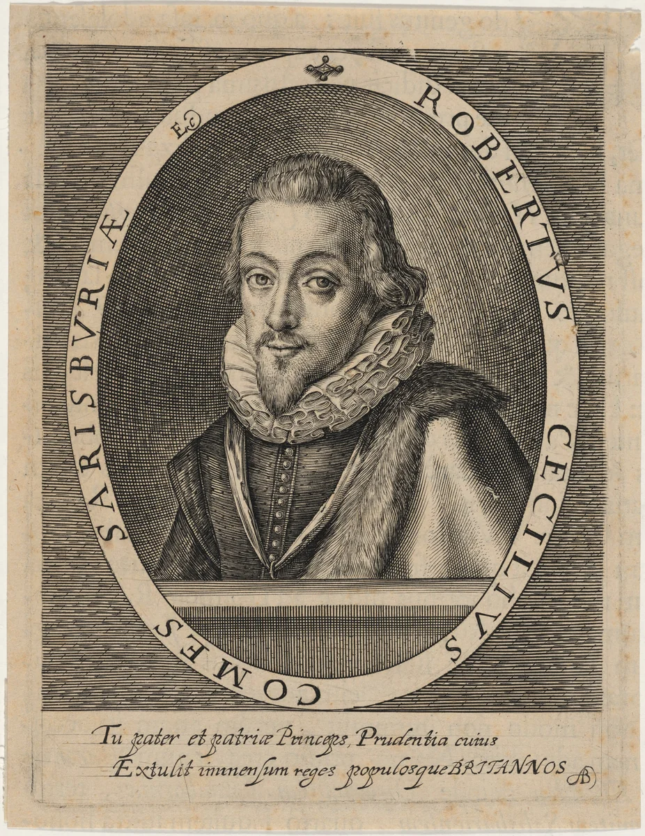 Robert Cecil, First Earl of Salisbury by Magdalena van de Passe
Willem de Passe, print, 1620