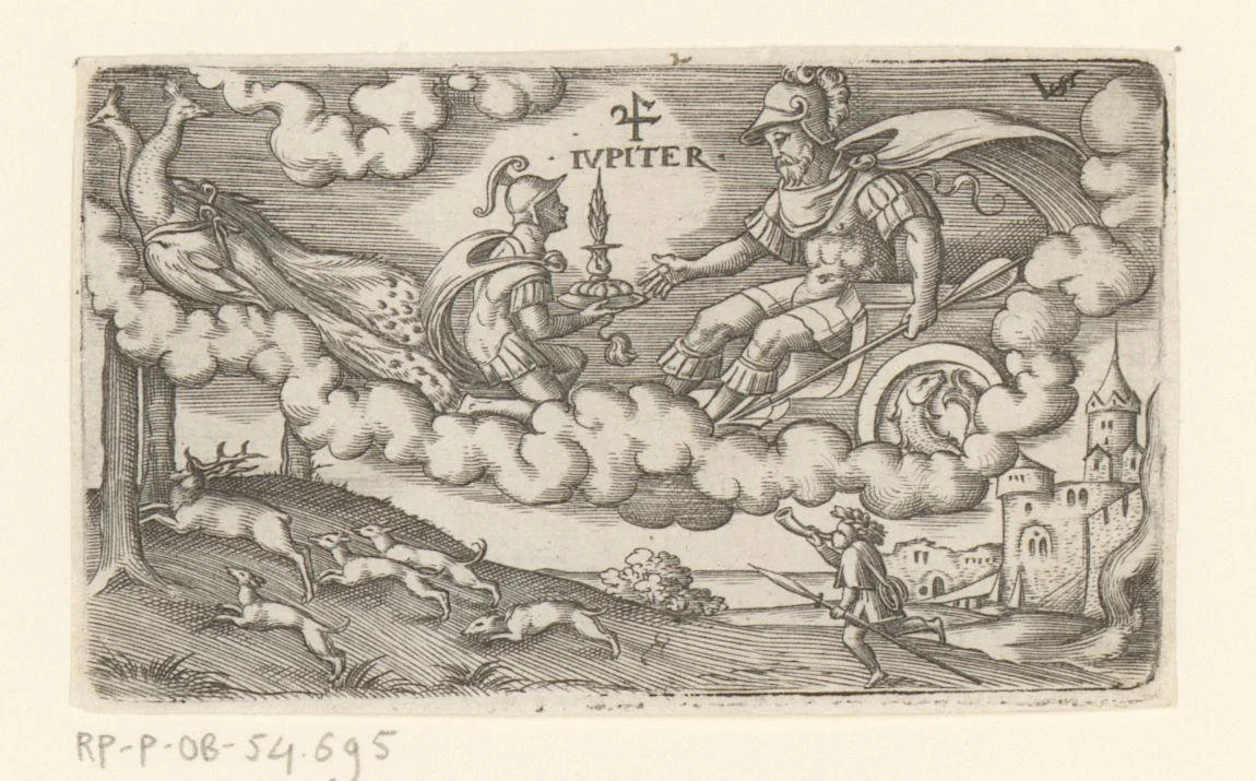Jupiter by Unknown, print, 1524-1562