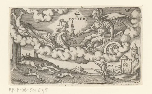 Jupiter by Unknown, print, 1524-1562