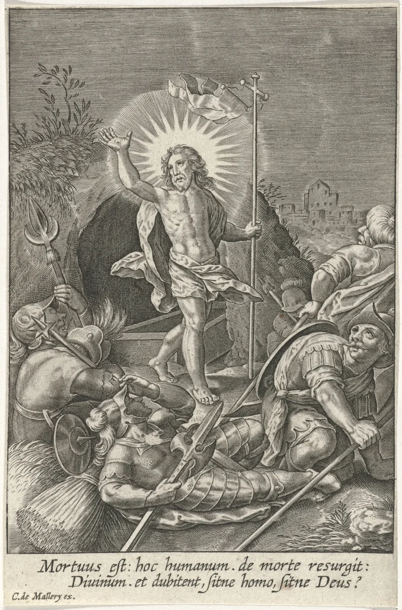 Opstanding by Unknown, print, 1581-1645