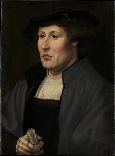 Portrait of a Man by Jan Gossart, painting, 1520-1525