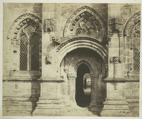 Roslin Chapel, South Porch by Roger Fenton, photograph, 1856