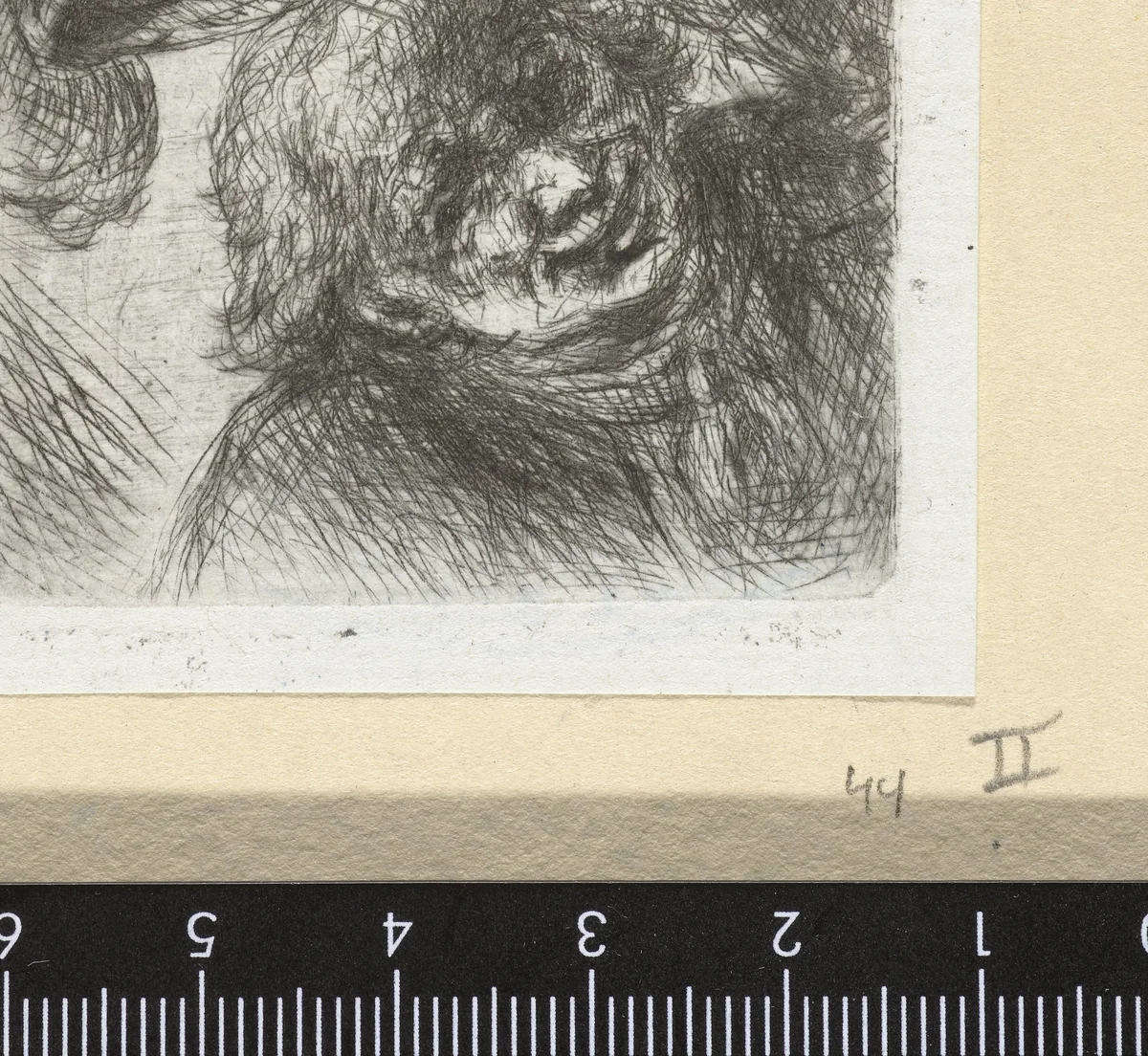 Lachende man by Jan Chalon, print, 1748-1795