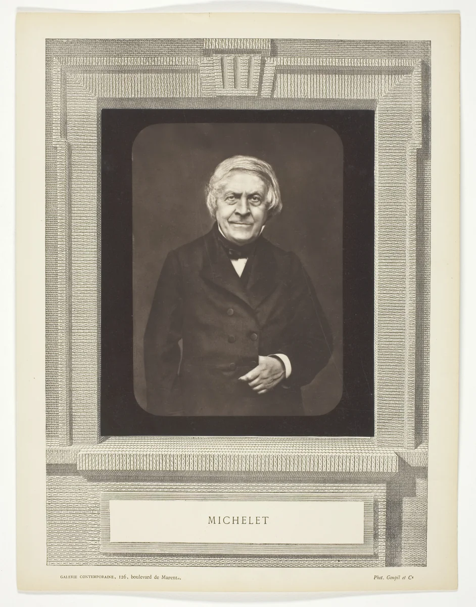 Michelet by Goupil et Cie, photograph, 1871-1876