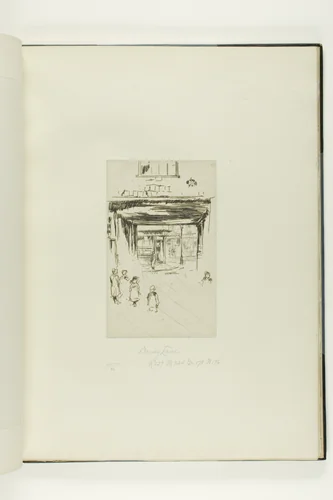 Drury Lane by James McNeill Whistler, print, 1880-1881