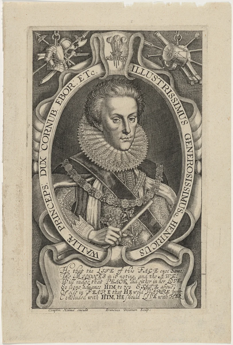 Henrici VIII Angliae, Franciae et Hiberniam Rex (King Henry VIII) by Francis Delaram, print, 1590-1627